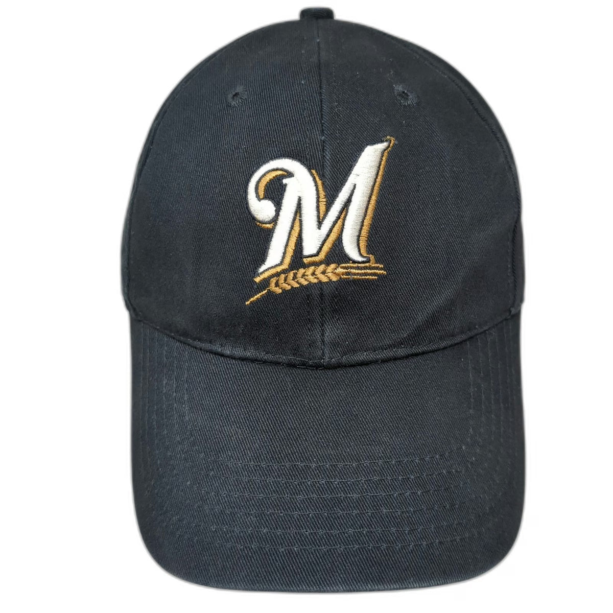 Milwaukee Brewers MLB Fan Favorite Baseball Cap Blue One Size Strapback Cotton