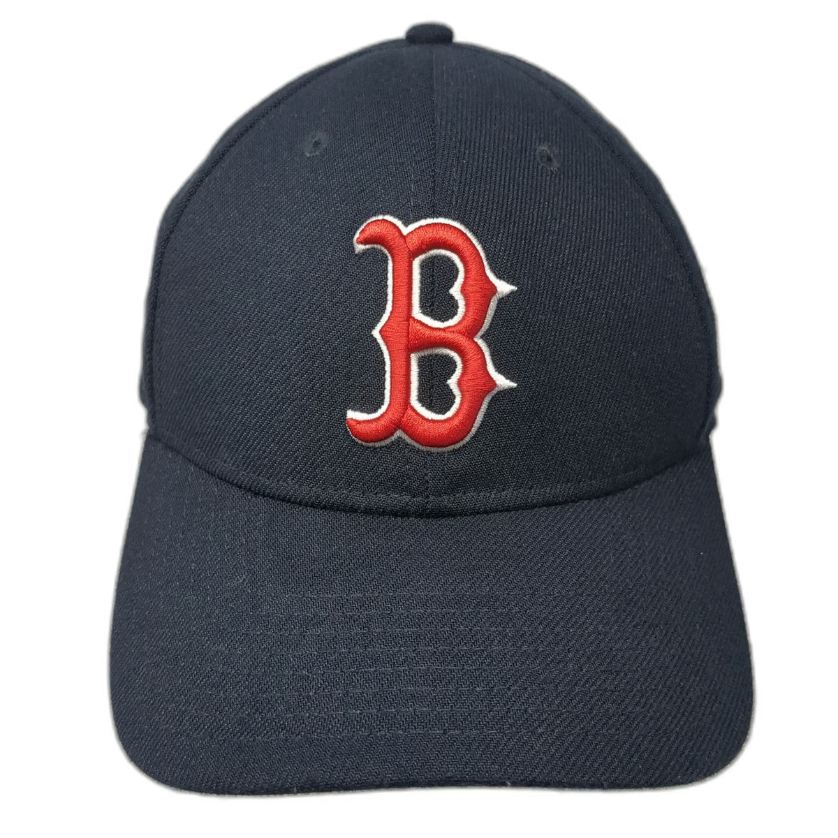Boston Red Sox MLB New Era Baseball Cap Blue L Hat Curved Brim Stretch 39THIRTY