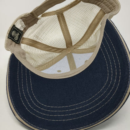 Cobra Baseball Cap Blue One Size Mesh Back Strapback Embroidered GWY Hat Stitch