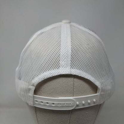 Capone's Coal Fired Pizza Snapback Mesh Back Trucker Hat White One Size