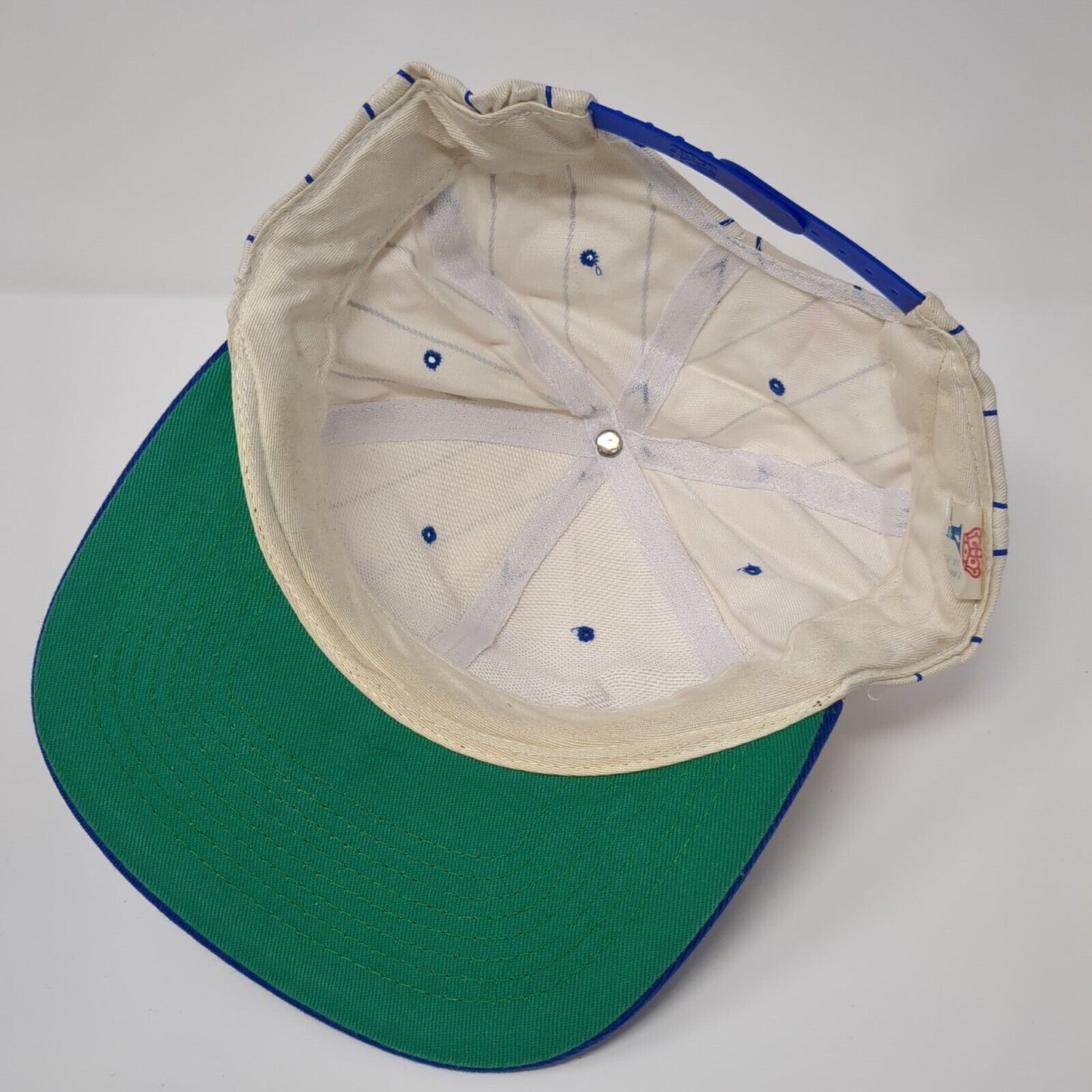 It's A Brand New Ballgame Snapback Hat Multi OSFA Striped NAPA KC