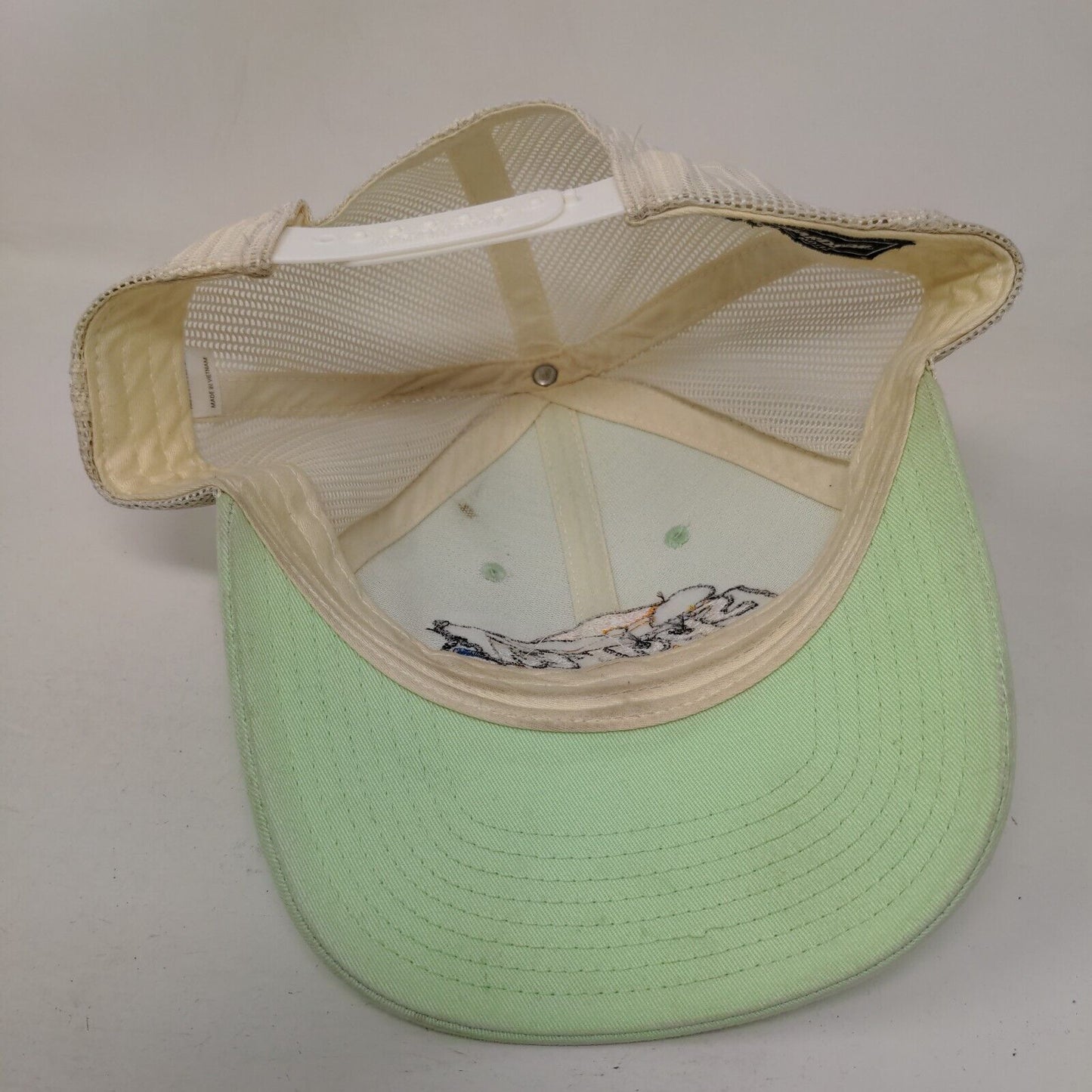 Sparta Tennessee Snapback Trucker Hat Green M/L Embroidered Mesh Back Richardson