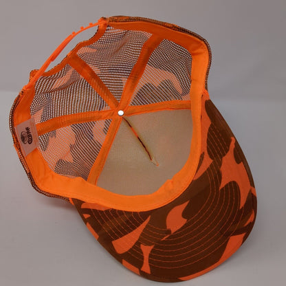 Tom Yankton Live Snapback Mesh Back Rope Trucker Hat Camo One Size Cobra