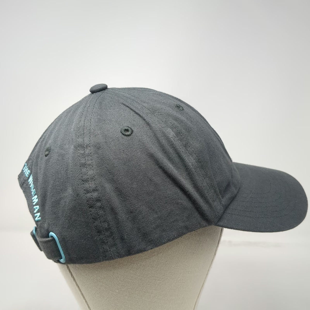 Gray Baseball Cap One Size Blue Windmill Cheers to the Wiseman Slideback Hat