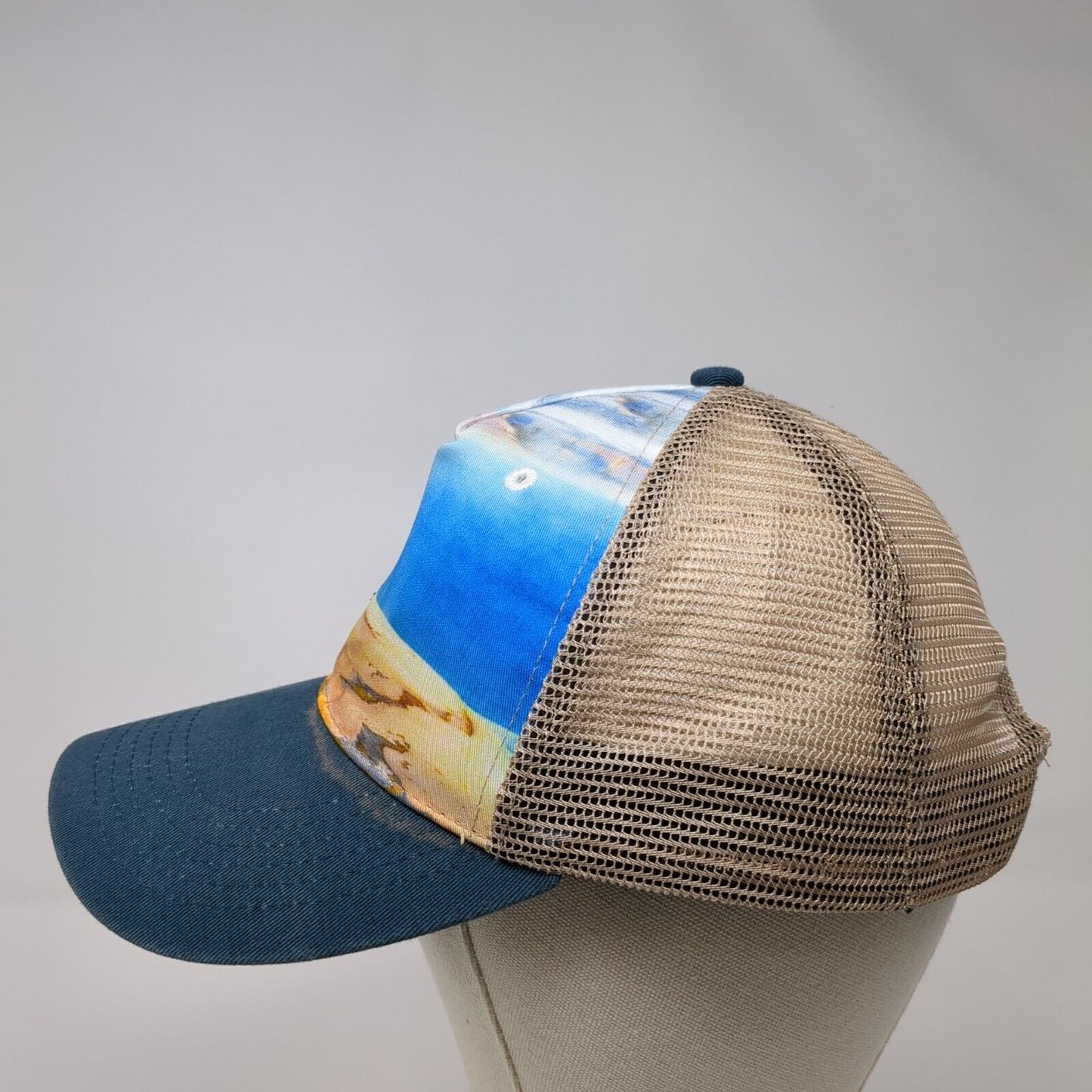 Yellowstone National Park Snapback Trucker Hat Multicolor One Size Mesh Back