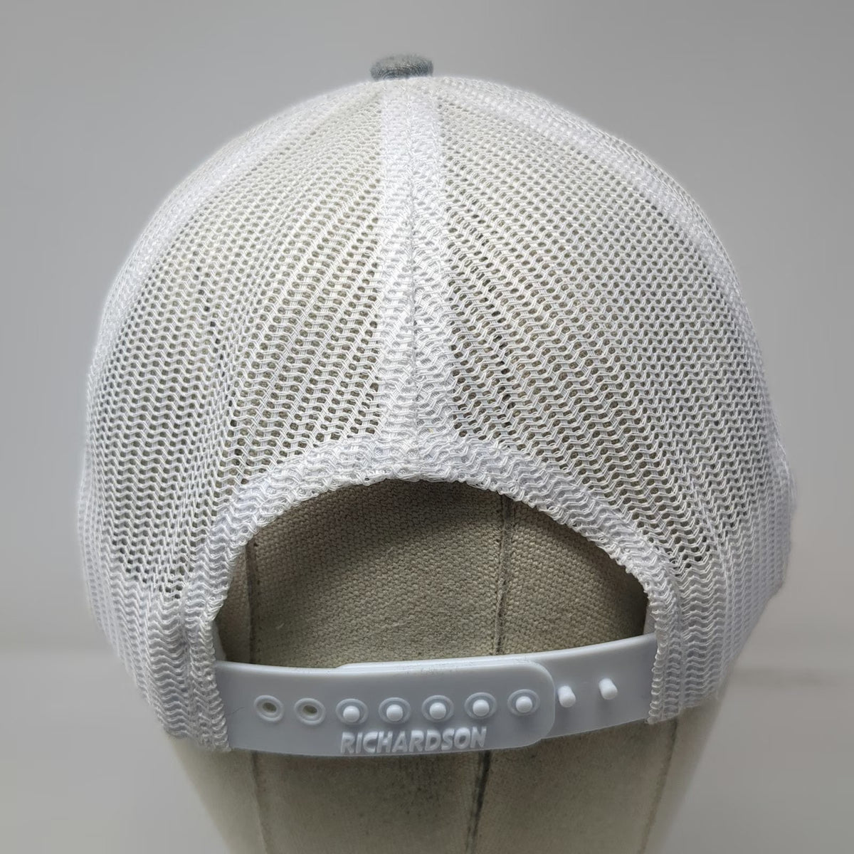 Richardson Trucker Hat Gray One Size Even Flow Rain Gutters Patch Snapback