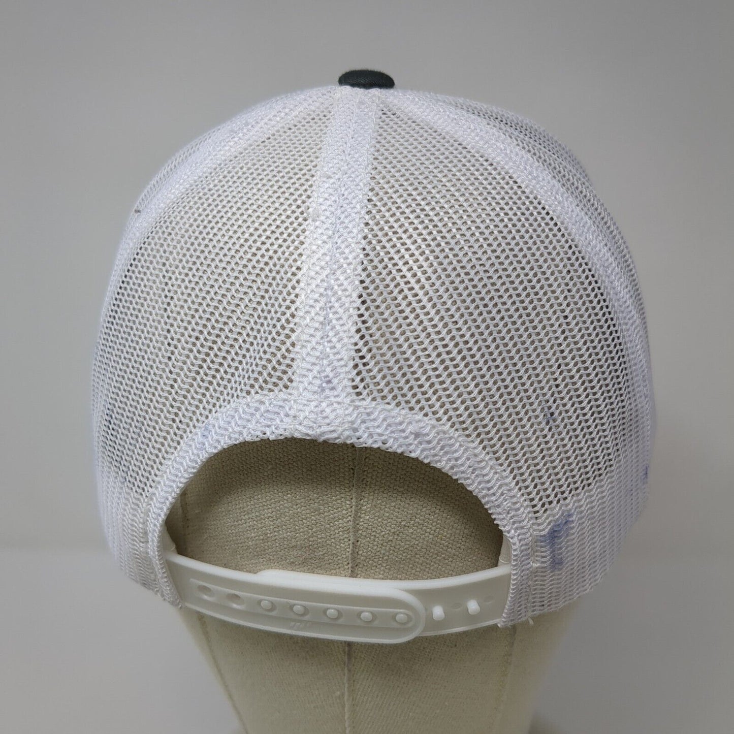 Trufast Snapback Trucker Hat Gray OS Adjustable Embroidered Mesh Back Yupoong