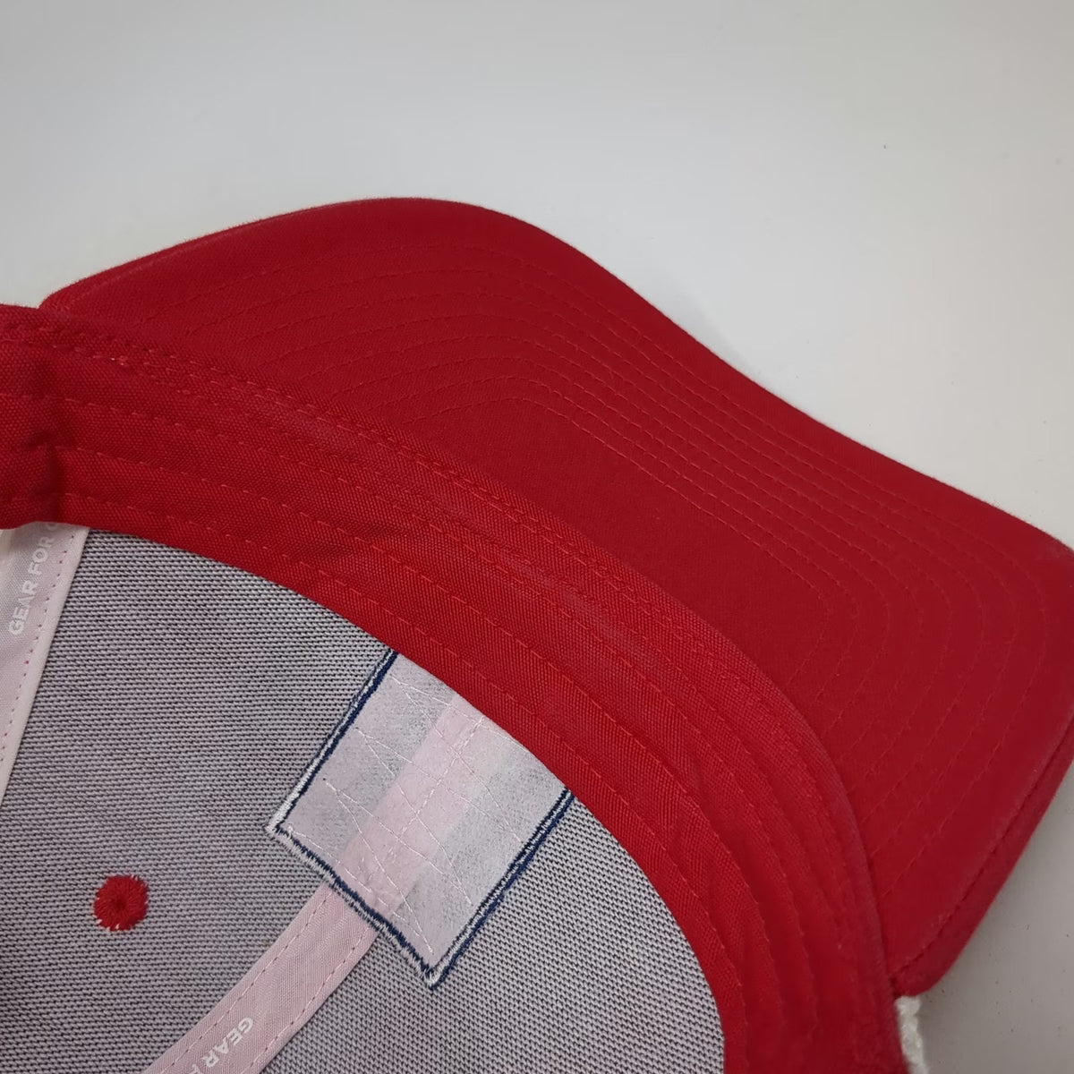 Cotopaxi Trucker Hat Red White One Size Mesh Back Snapback Mountain Patch Cotton