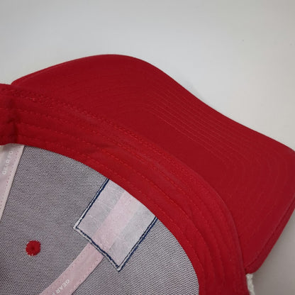 Cotopaxi Trucker Hat Red White One Size Mesh Back Snapback Mountain Patch Cotton