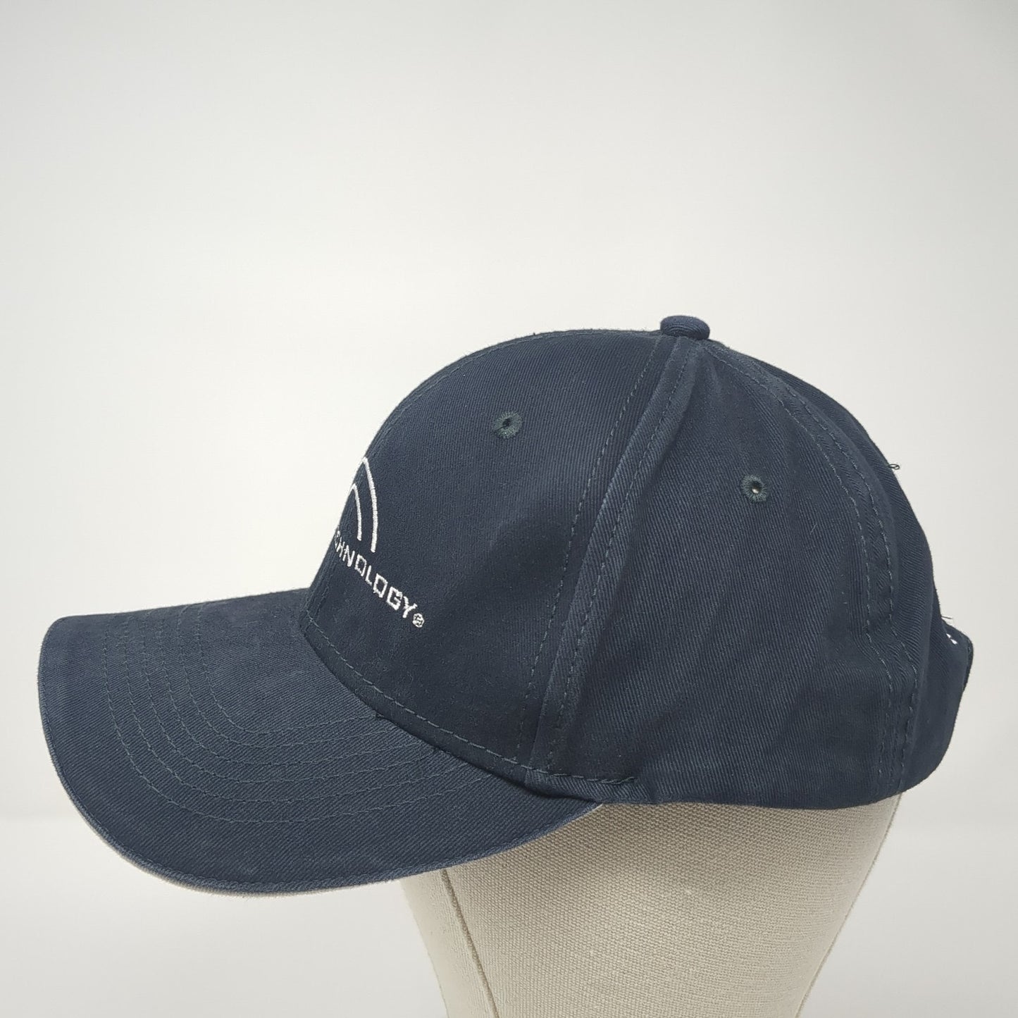 Dome Technology Baseball Cap Blue One Size Adjustable Embroidered Triple Crown