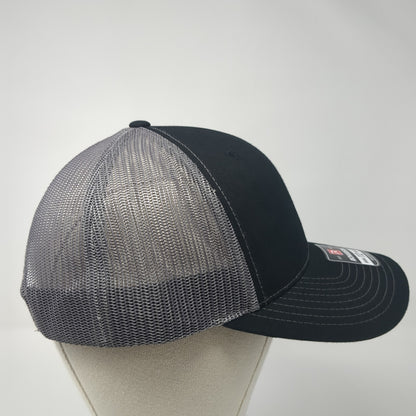 Valley Wide Cooperative Snapback Trucker Hat Black One Size Adjustable