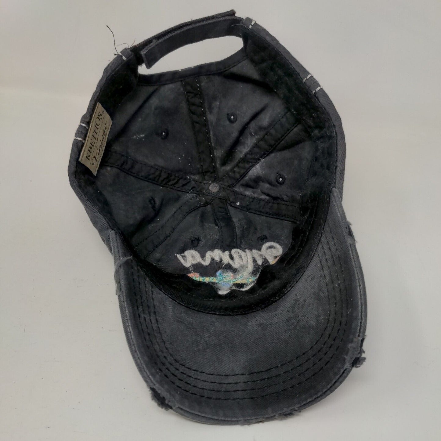 Mama Bear Strapback Hat Gray One Size Embroidered KB ETHOS Vintage