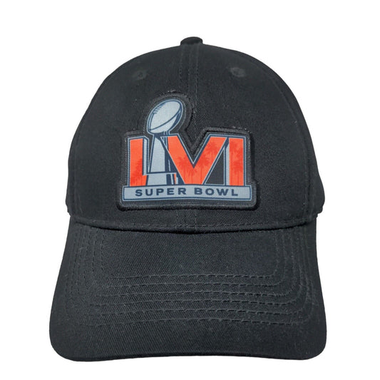 NFL Men's Strapback Hat Black Embroidered Super Bowl LVI Caesars Sportsbook Logo