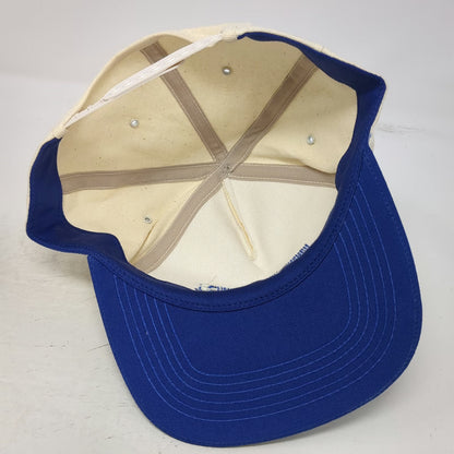 K-Products 5 Panel White Blue One Size Snapback Embroidered RPS Company Hat
