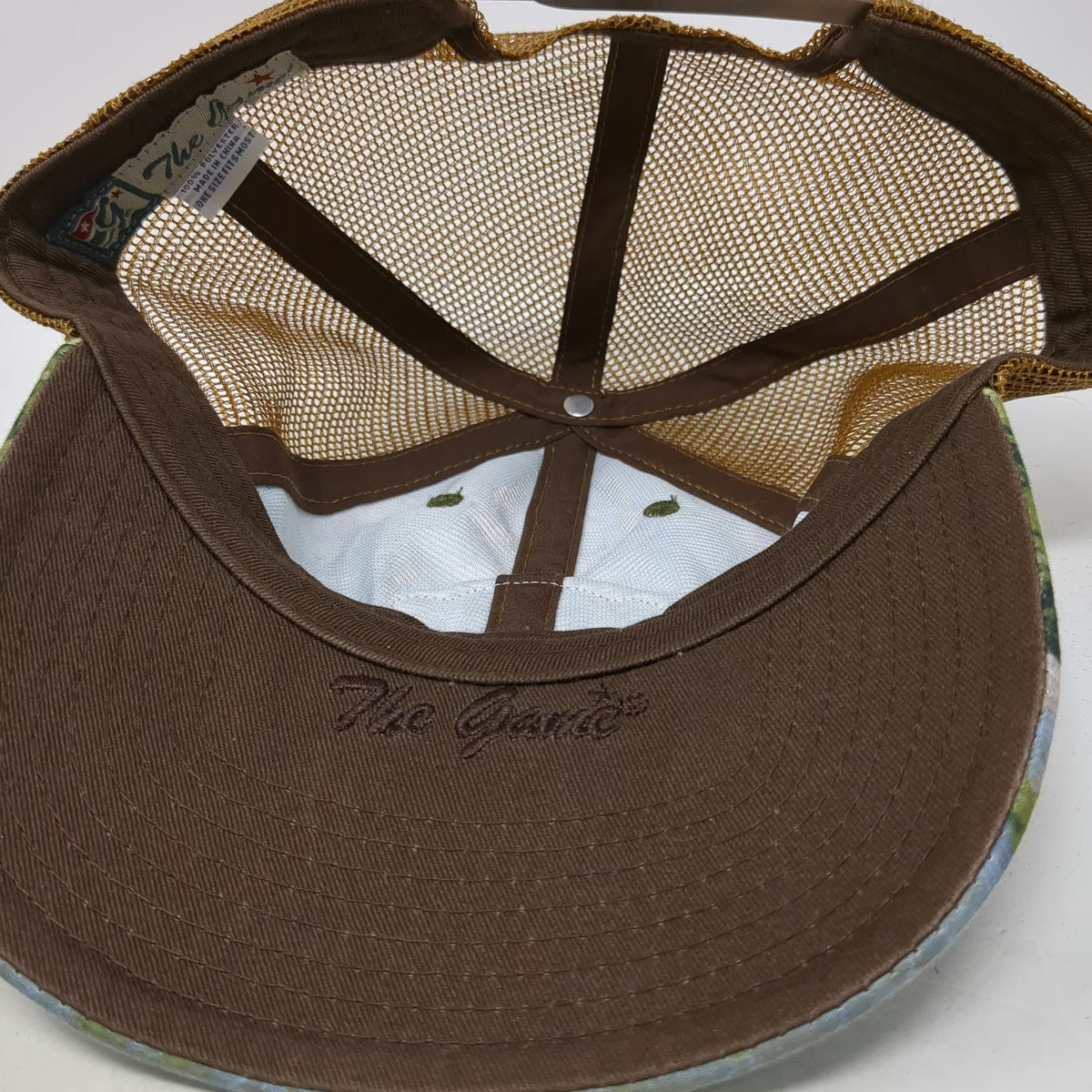 The Game Trucker Hat Brown One Size Grand Teton National Park Landscape Print