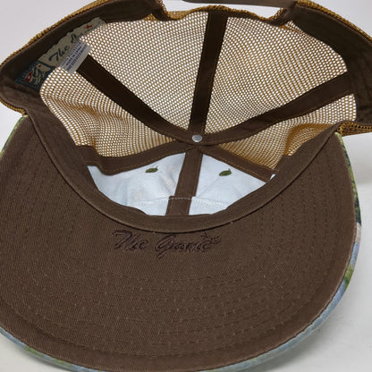 The Game Trucker Hat Brown One Size Grand Teton National Park Landscape Print