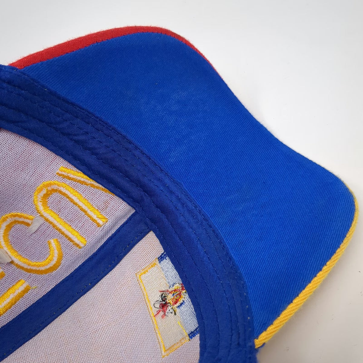 Baseball Cap Blue Red Yellow One Size Ecuador Embroidery Strapback Flag Hat