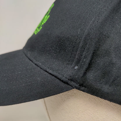 Hornitos Tequila Lime Shot Strapback Hat Black OSFA Embroidered Adjustable