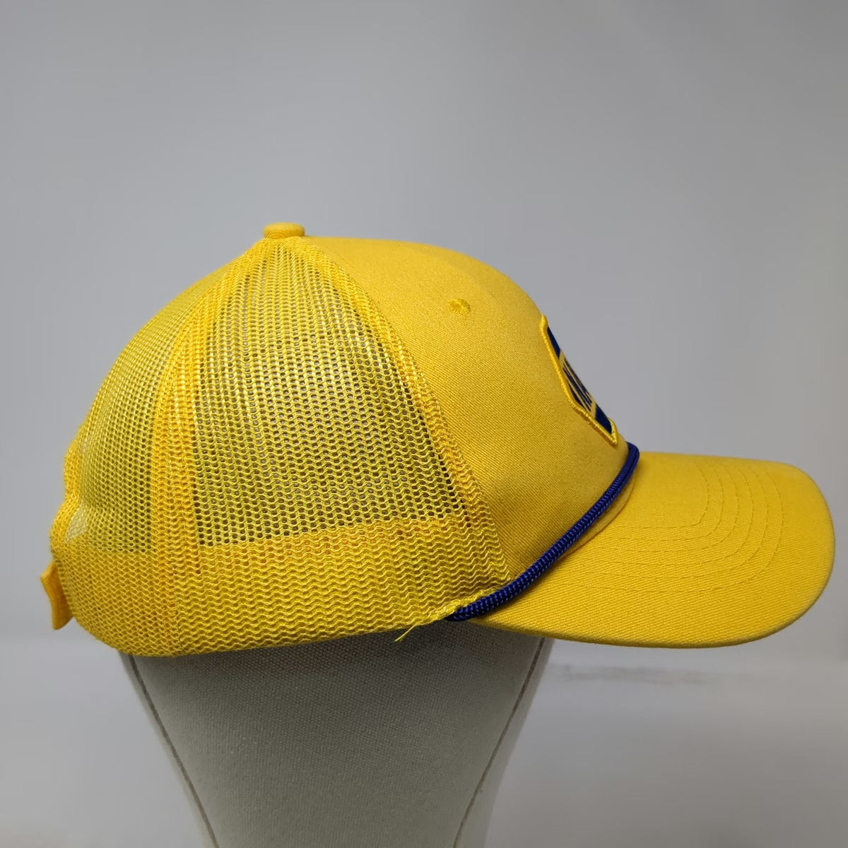 NAPA Parts Baseball Cap Yellow One Size 100th Anniversary Mesh Back Rope Hat