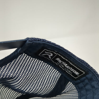 Richardson Snapback Mesh Back Trucker Hat Multi Small Embroidered Logo