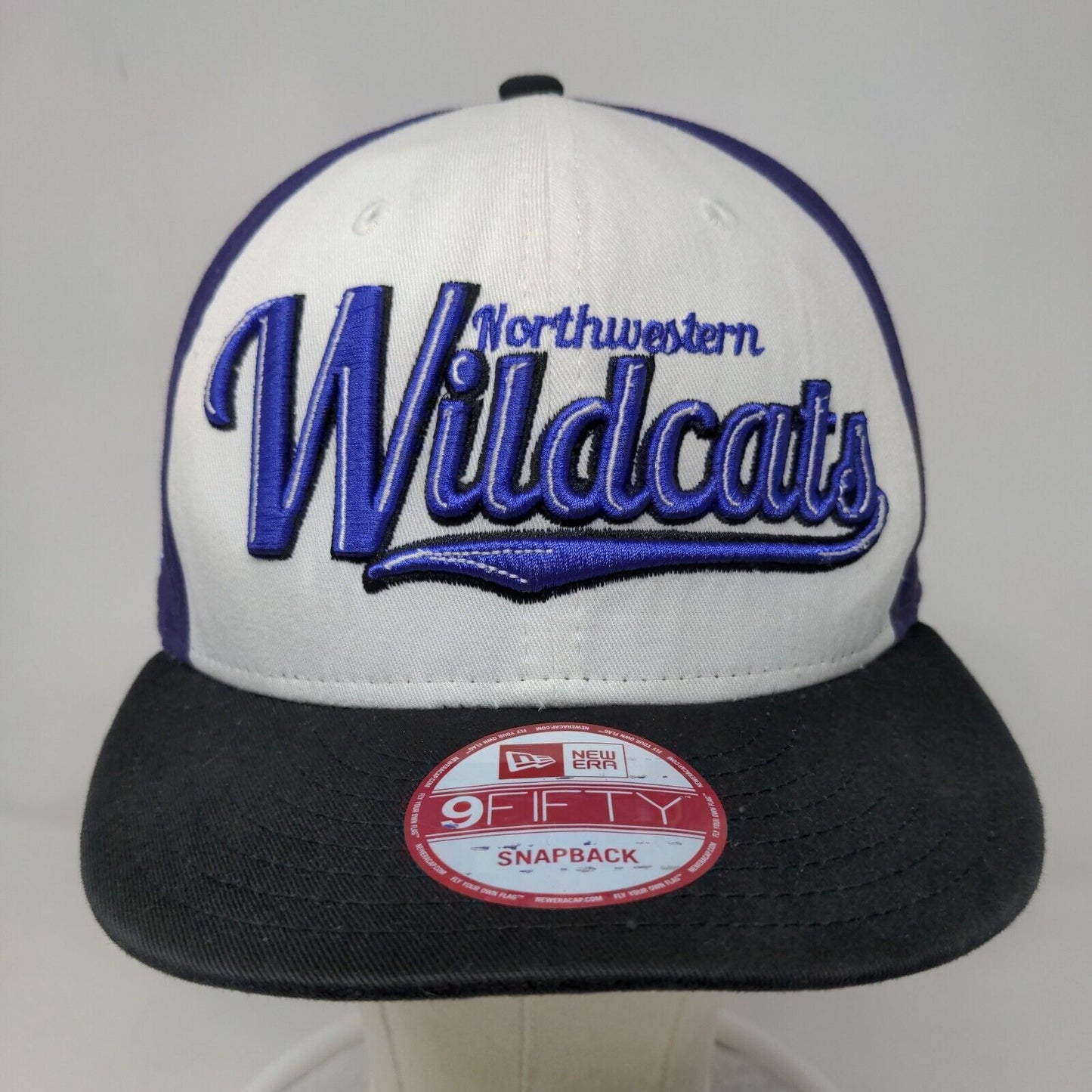 New Era Men's Snapback 9Fifty Hat Northwestern Wildcats Embroidered Logo
