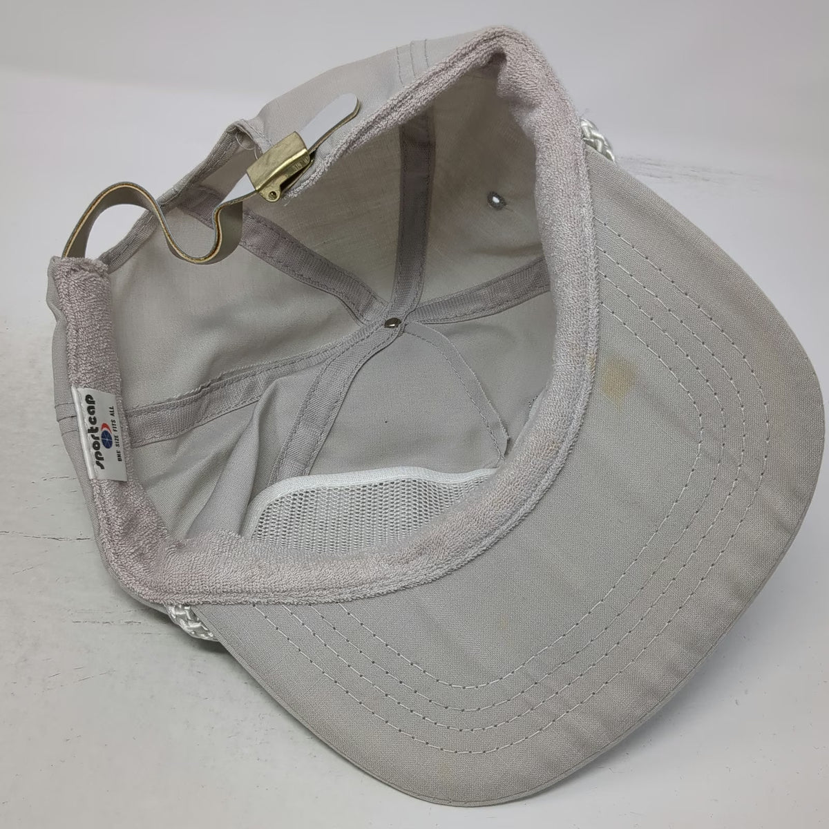Sportcap 5 Panel Hat Gray One Size Rope Scrambled Eggs Spike Invitational 86