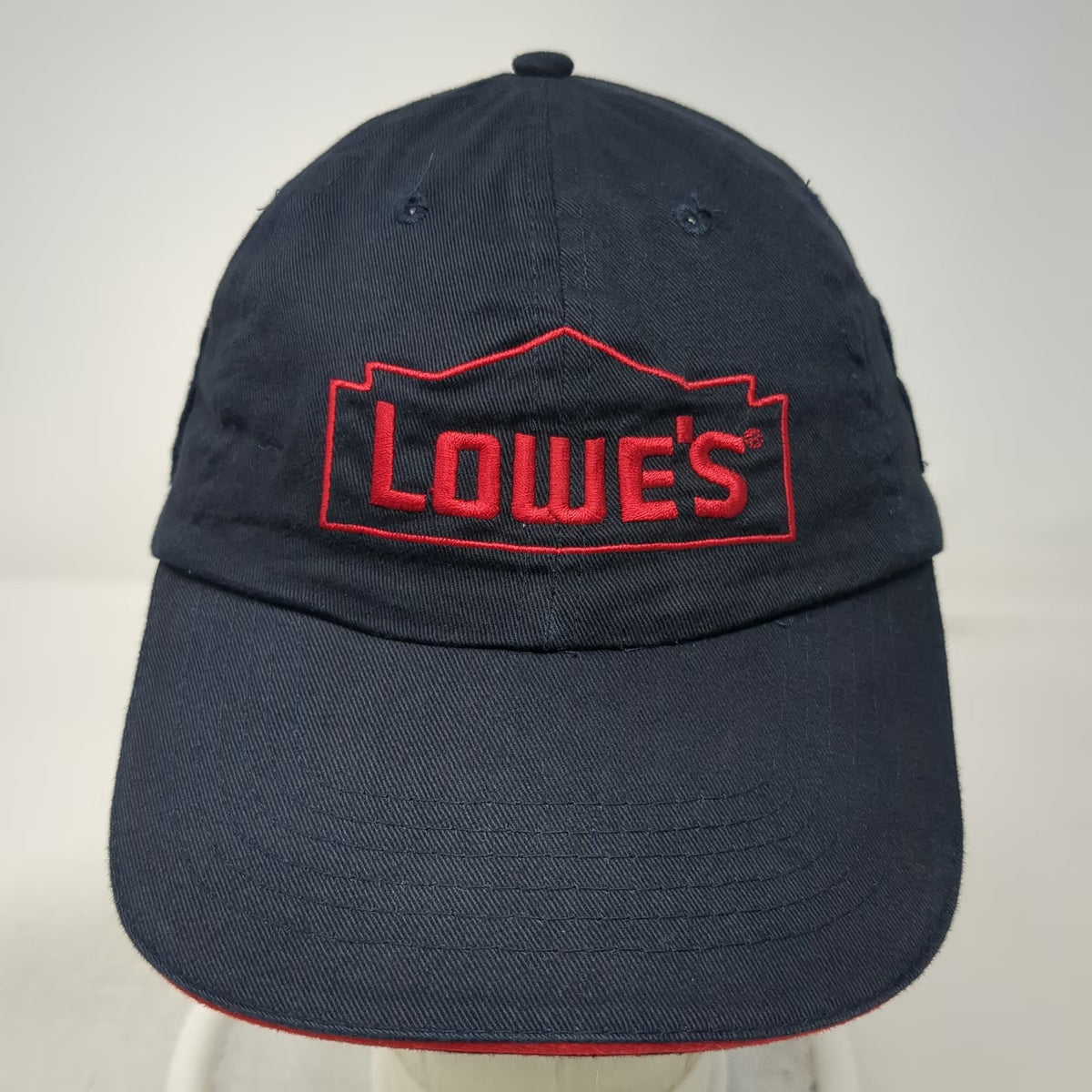 Hatteras Hats Lowes for Pros Baseball Cap Blue One Size Pockets Strapback Hat