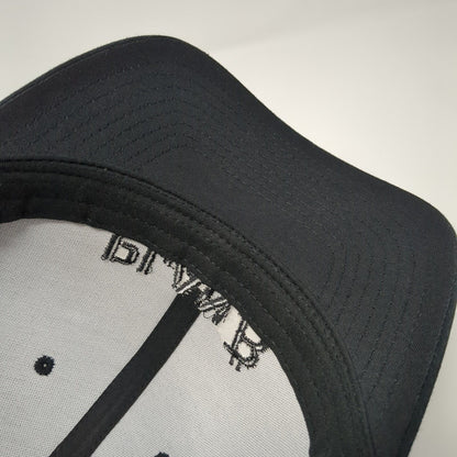 Plan B Snapback Mesh Back Trucker Hat Black One Size Adjustable Yupoong