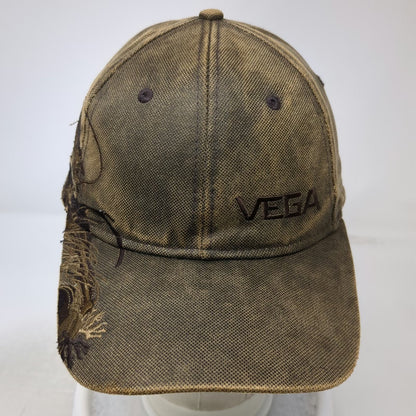 DRI DUCK Vega Baseball Cap Brown One Size Distressed Fish Wildlife Strapback Hat