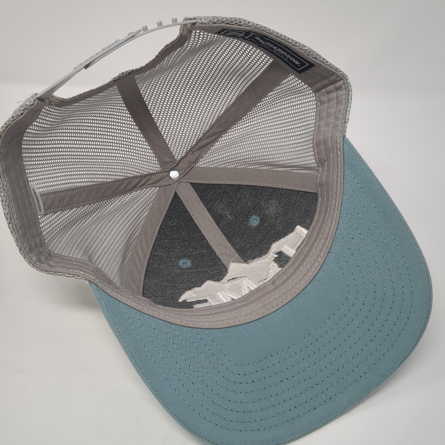 Home Idaho Trucker Hat Blue Large Adjustable Embroidered Mesh Back Richardson