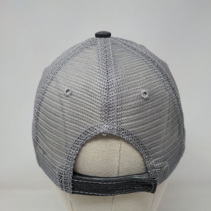 Quarantined Hair Don't Care Strapback Trucker Hat Gray OS Distressed Katydid