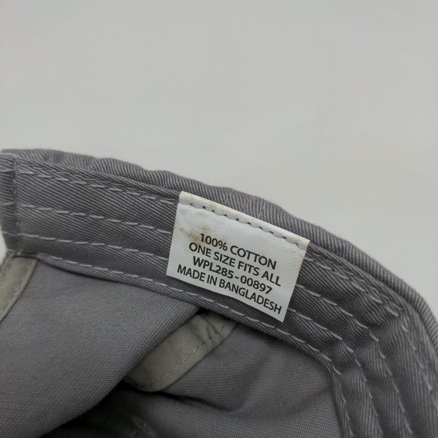 Original New York Slideback Hat Gray OSFA Embroidered 6 Panel Paramount