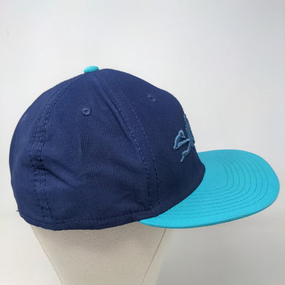 Salt Life Men's Fitted Hat Blue Size S/M Embroidered Logo 100% Polyester