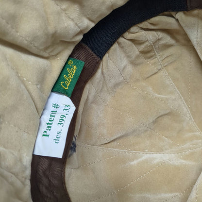 Cabela's Trapper Hat Brown XL Gore-Tex Thinsulate Camo Marsh Ear Flaps Hat