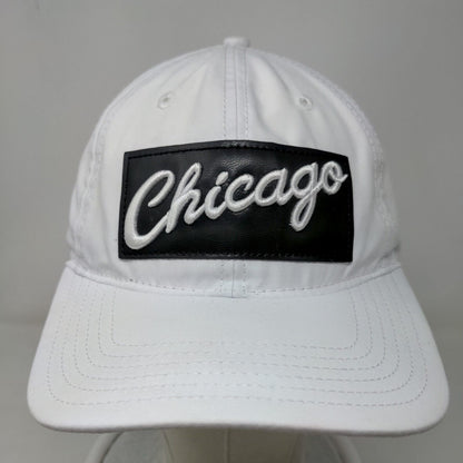 Pro Standard Men's Slideback Hat White NBA Chicago Bulls Embroidered Logo