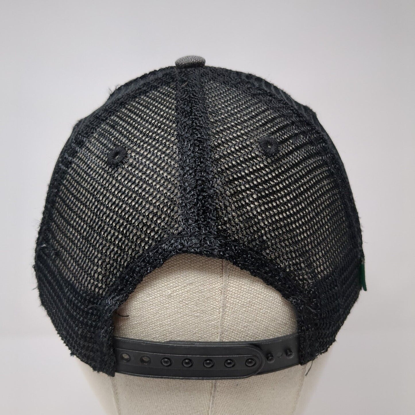 Eagle Cap Snapback Trucker Hat Gray OS Adjustable Embroidered Mesh Back Legacy