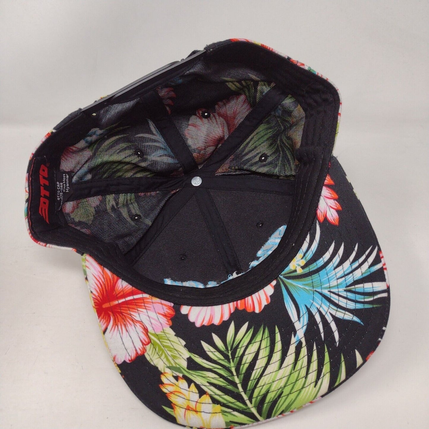 Peterson Stucco & Stone Snapback Hat Multi OSFM Floral Hawaiian Otto
