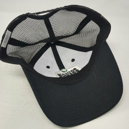 Trucker Hat Black One Size Gotham Greens Logo Patch Mesh Back Snapback Cap Poly