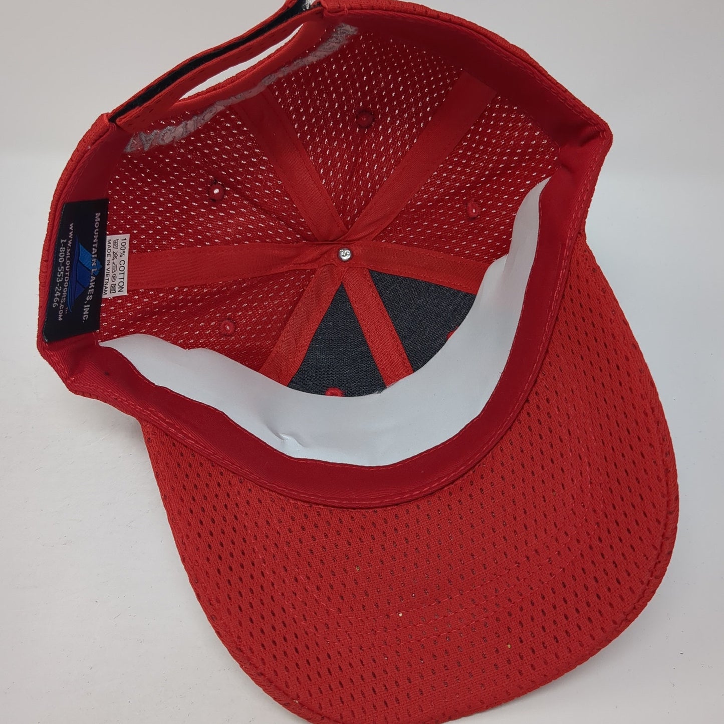 Tactical Systems Law Enforcement Baseball Cap Red OS Patriotic Mountain Lakes