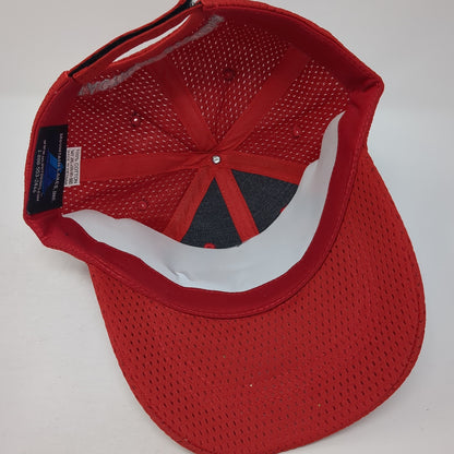Tactical Systems Law Enforcement Baseball Cap Red OS Patriotic Mountain Lakes