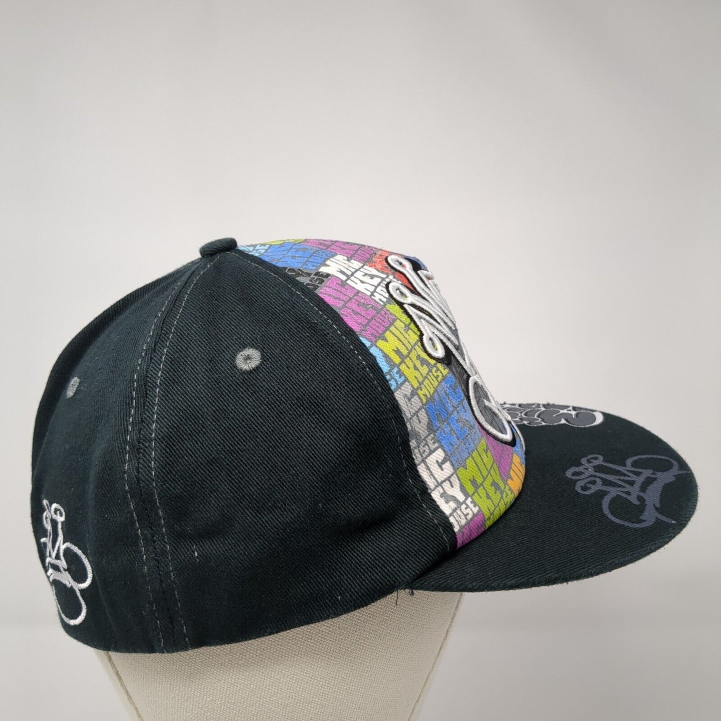 Mickey Mouse Graffiti Fitted Hat Black One Size Outdoor Disney Parks
