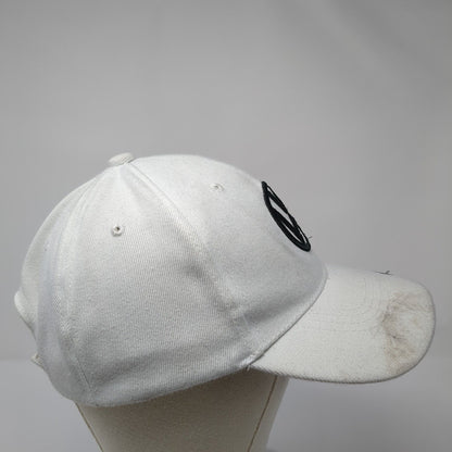 Volkswagen Strapback Hat White One Size Adjustable Embroidered Elite