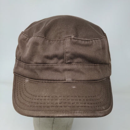 New Fashions of New York Women's Cadet Cap Brown Size XL 100% Cotton