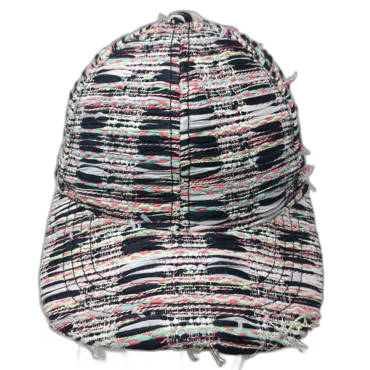 C.C Exclusives Baseball Cap One Size Black Pink Green Blue White Distressed Hat