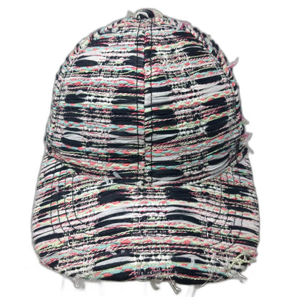 C.C Exclusives Baseball Cap One Size Black Pink Green Blue White Distressed Hat