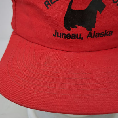 Headwear II Trucker Red Hat One Size Snapback Juneau Alaska Red Dog Saloon