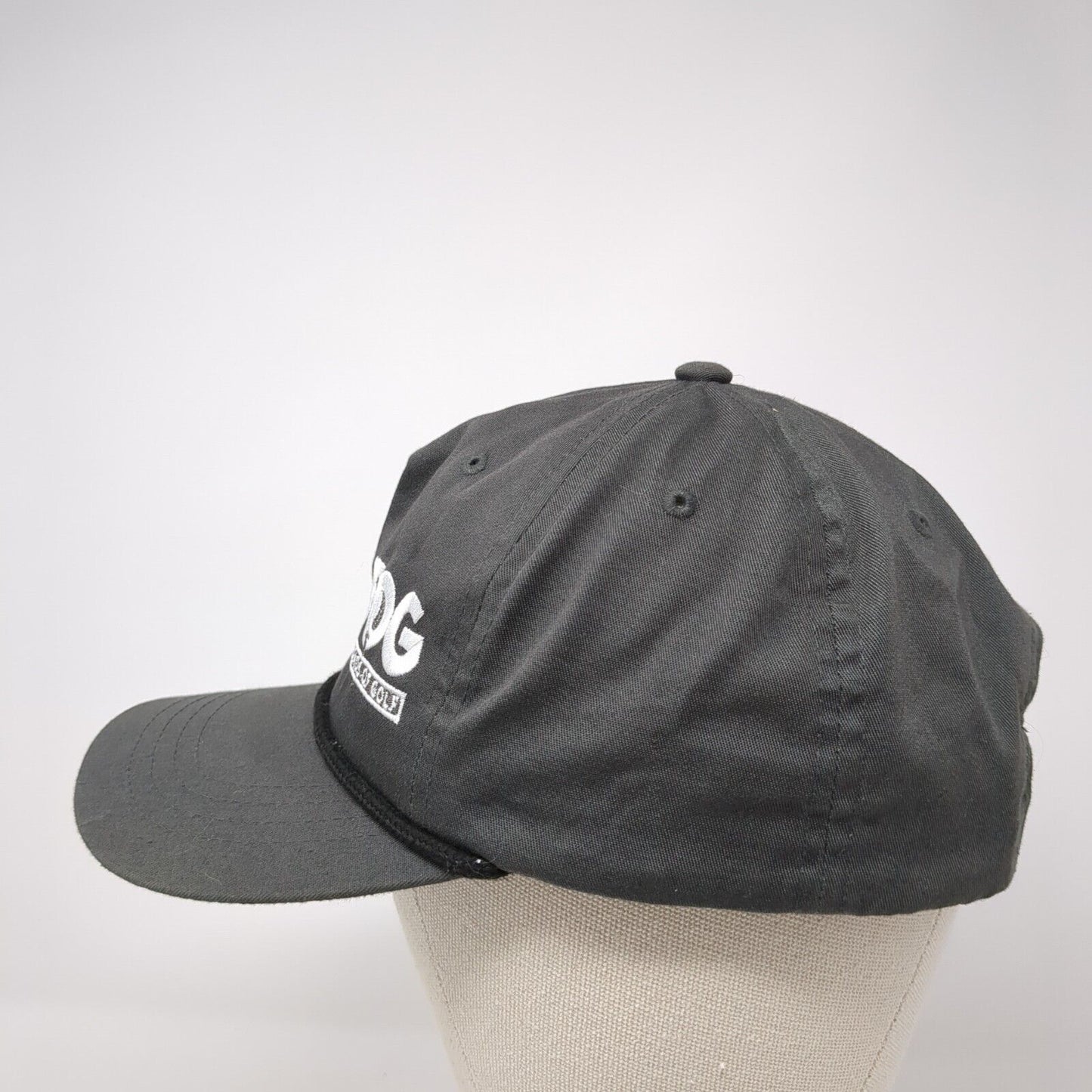 FOG Friends Of Golf Snapback Rope Hat Gray One Size Solid Embroidered