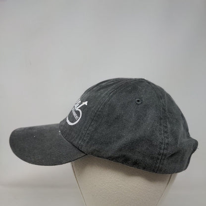 Up Beat Entertainment Slideback Hat Gray One Size Adjustable Vented Holes Adams