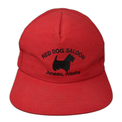 Headwear II Trucker Red Hat One Size Snapback Juneau Alaska Red Dog Saloon