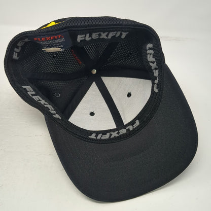 Flexfit Baseball Cap Black M Simplot Transportation Mesh Back Fitted Hat